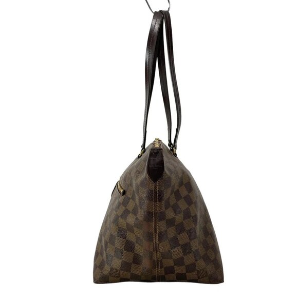 LOUIS VUITTON Jena MM Ebene Damier Tote Bag Damier Canvas - Picture 2 of 16